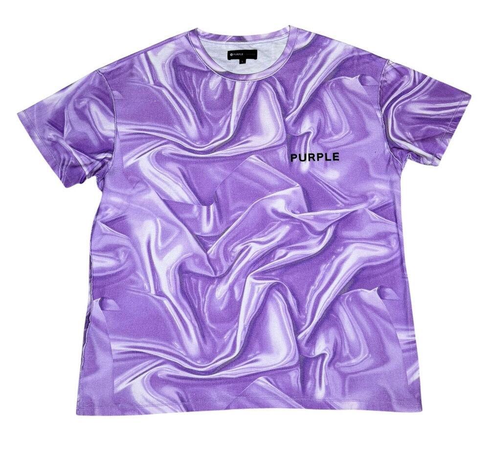 Purple Brand Textured Jersey Inside Out T-Shirt